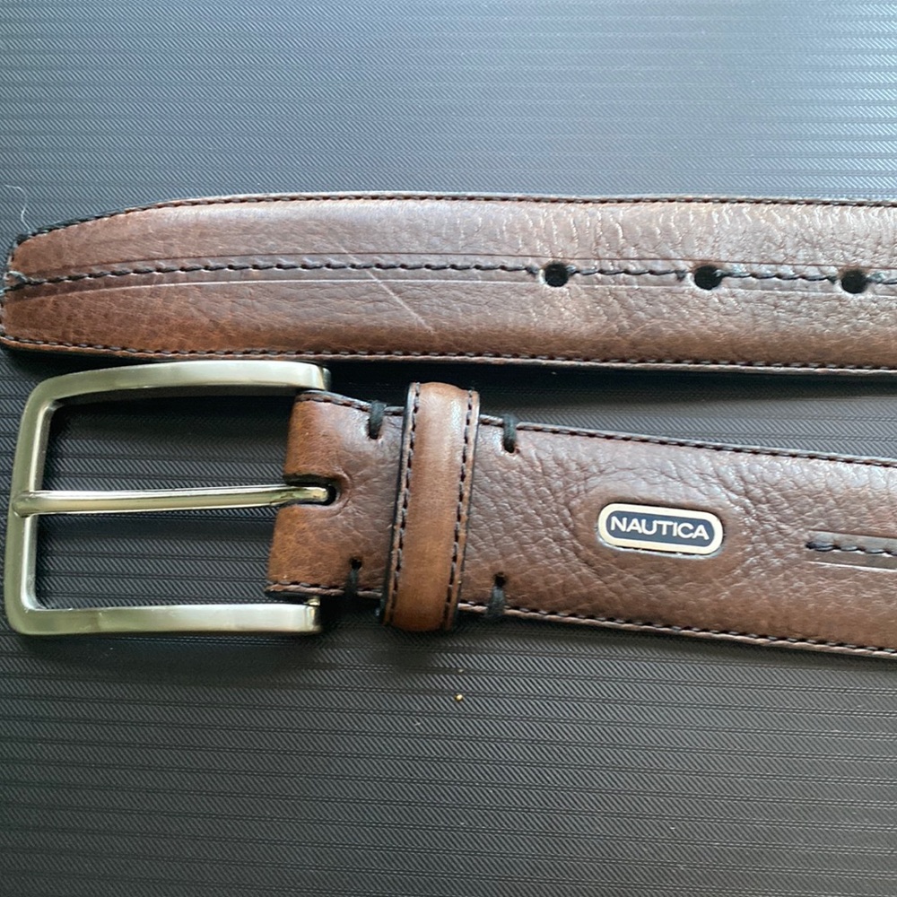 Nautica belt , like new , size 36. High quality brown leather